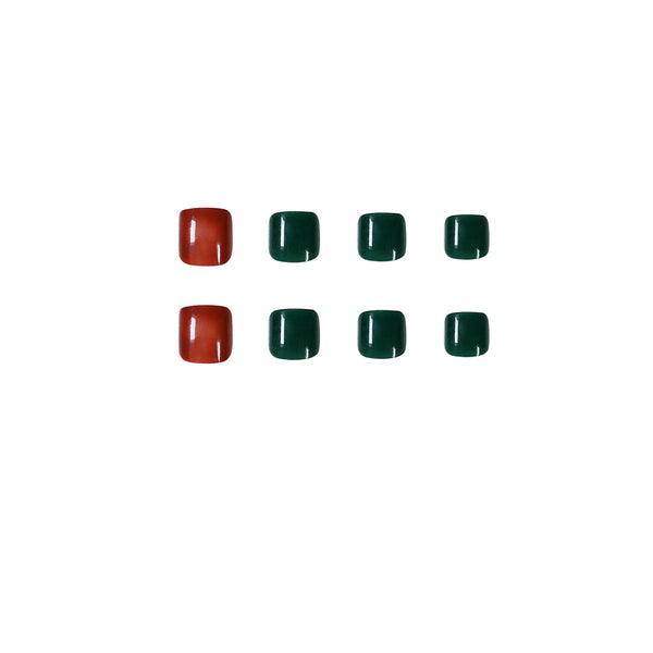 Press On Toe nails Set 24pcs/set JP1186