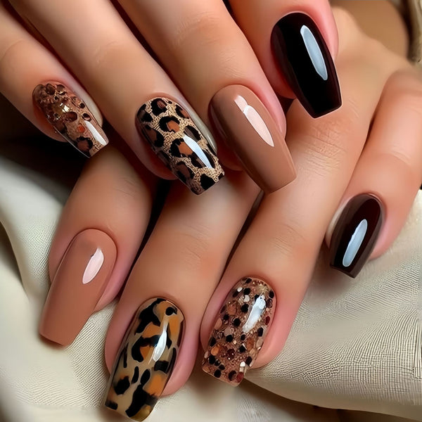 12 Sizes-24 Pcs Press On Nails Y1755