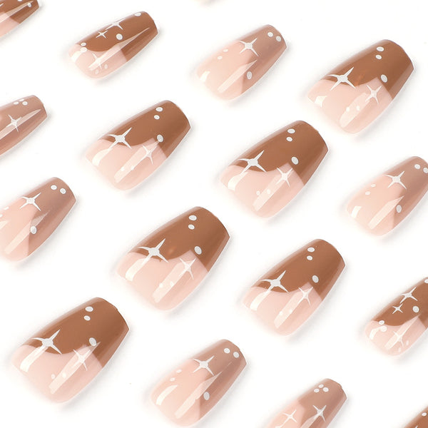 12 Sizes-24 Pcs Press On Nails JP2025