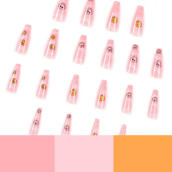 12 Sizes-24 Pcs Press On Nails JP1061