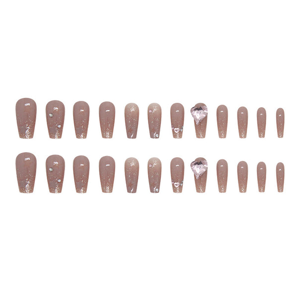 12 Sizes-24 Pcs Press On Nails Z787