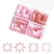96 Pcs Press On Nails OmbreFrenchGlitter-1-96pcs