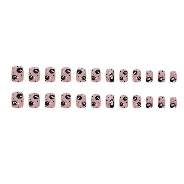 12 Sizes-24 Pcs Press On Nails W1292