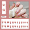 12 Sizes-24 Pcs Press On Nails R402