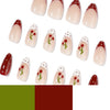 12 Sizes-24 Pcs Press On Nails JP4442