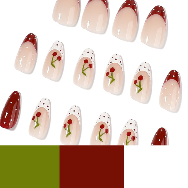 12 Sizes-24 Pcs Press On Nails JP4442