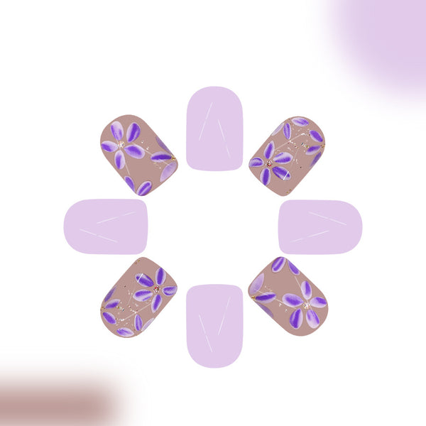 12 Sizes-24 PcsPress On Nails C833