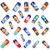 12 Sizes-24 Pcs Press On Nails Y793