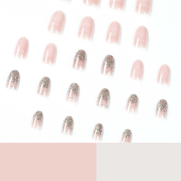 12 Sizes-24 Pcs Press On Nails JP1575