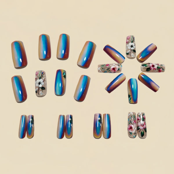 12 Sizes-24 Pcs Press On Nails Y1535-Z-2