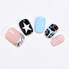 12 Sizes-24 Pcs Press On Nails W2526