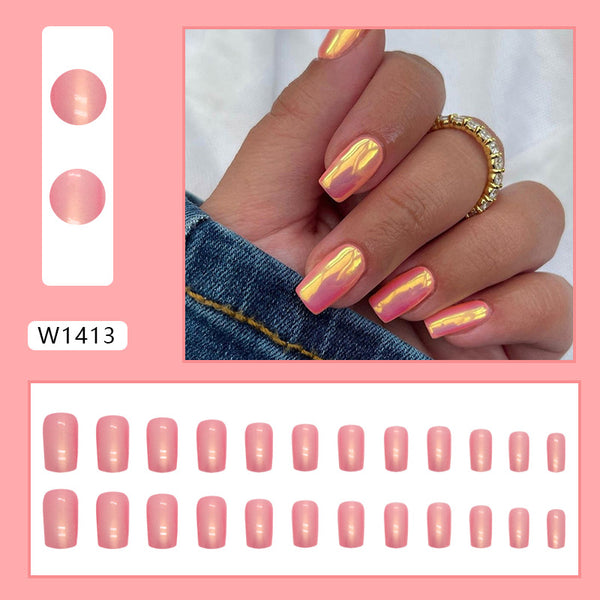 12 Sizes-24 Pcs Press On Nails W1413