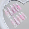 12 Sizes-24 Pcs Press On Nails Z1249
