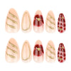 12 Sizes-24 Pcs Press On Nails JP3871
