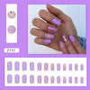 12 Sizes-24 Pcs Press On Nails Z731