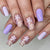 12 Sizes-24 Pcs Press On Nails C831