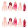 12 Sizes-24 Pcs Press On Nails JP4211