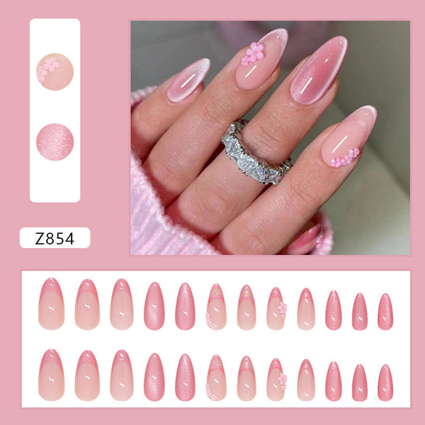 12 Sizes-24 PcsPress On Nails Z854