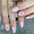 12 Sizes-24 Pcs Press On Nails JP4048