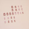 12 Sizes-24 Pcs Press On Nails W1520