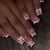 12 Sizes-24 Pcs Press On Nails JP3657