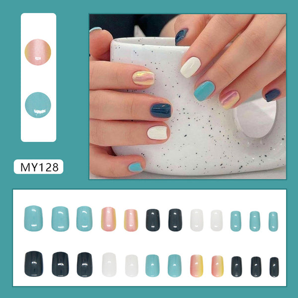 12 Sizes-24 Pcs Press On Nails MY128