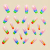 12 Sizes-24 Pcs Press On Nails Y647
