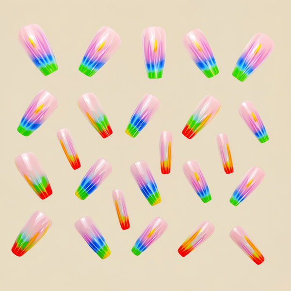 12 Sizes-24 Pcs Press On Nails Y647