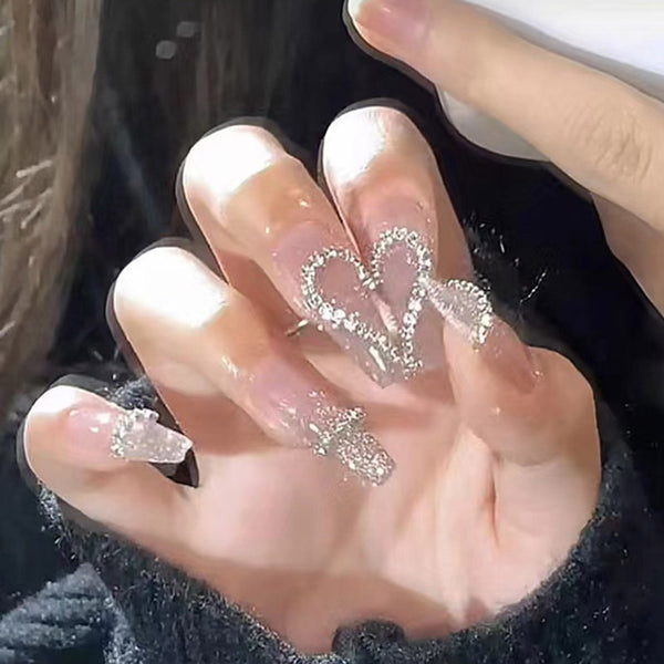 12 Sizes-24 Pcs Press On Nails Z425