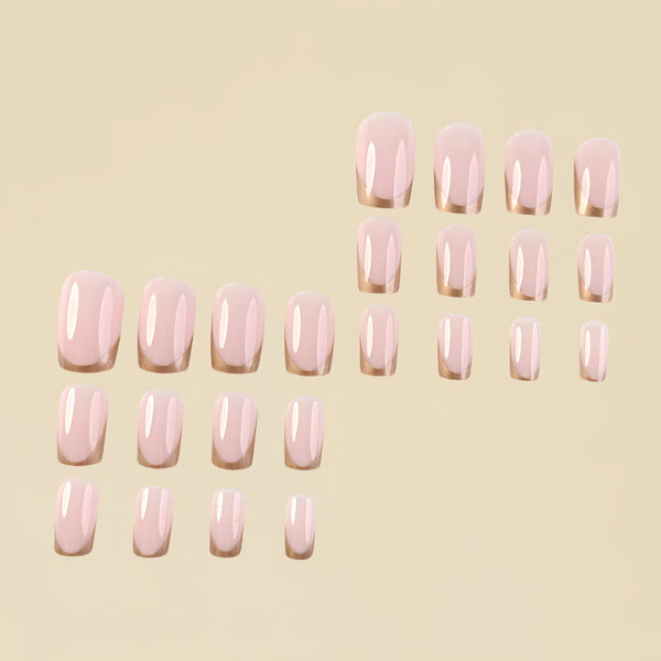 12 Sizes-24 Pcs Press On Nails Y110