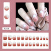 12 Sizes-24 Pcs Press On Nails R241