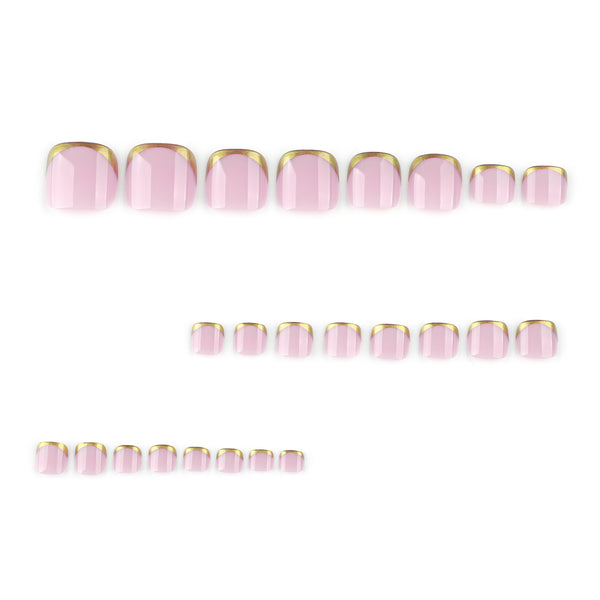 12 Sizes-24 Pcs Press On Nails JP3803