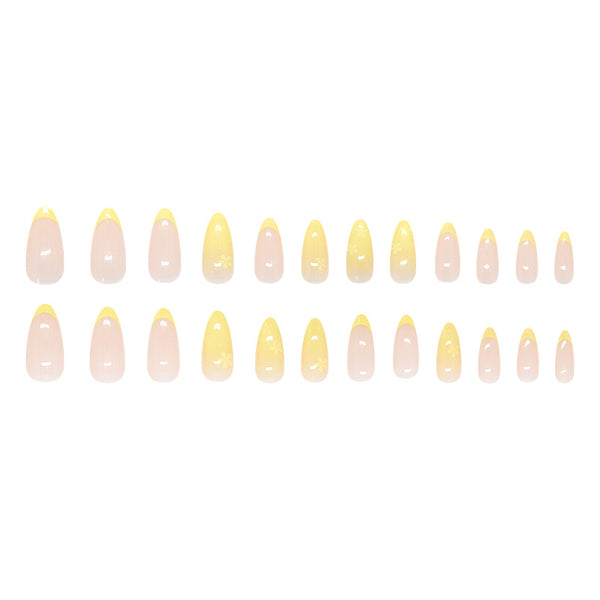 12 Sizes-24 Pcs Press On Nails W1994