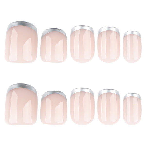 12 Sizes-24 Pcs Press On Nails JP4113