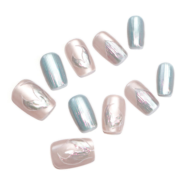 12 Sizes-24 Pcs Press On Nails SP116