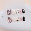 12 Sizes-24 Pcs Press On Nails Z855