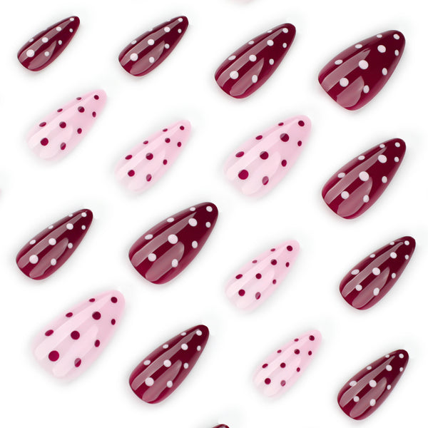 12 Sizes-24 Pcs Press On Nails JP4004