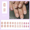 12 Sizes-24 Pcs Press On Nails C673
