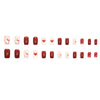 12 Sizes-24 Pcs Press On Nails R703