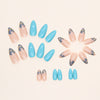 12 Sizes-24 Pcs Press On Nails W537