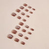 12 Sizes-24 Pcs Press On Nails R815
