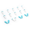 12 Sizes-24 Pcs Press On Nails W169