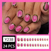 12 Sizes-24 Pcs Press On Nails Y557