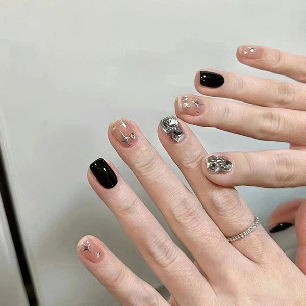 12 Sizes-24 Pcs Press On Nails Z805
