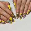 12 Sizes-24 Pcs Press On Nails JP3018