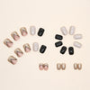 12 Sizes-24 Pcs Press On Nails W381