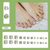 12 Sizes-24 Pcs Press On Nails F095
