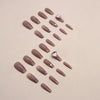 12 Sizes-24 Pcs Press On Nails Z787