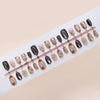 12 Sizes-24 Pcs Press On Nails Z1064