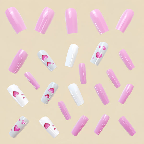 12 Sizes-24 Pcs Press On Nails Y481